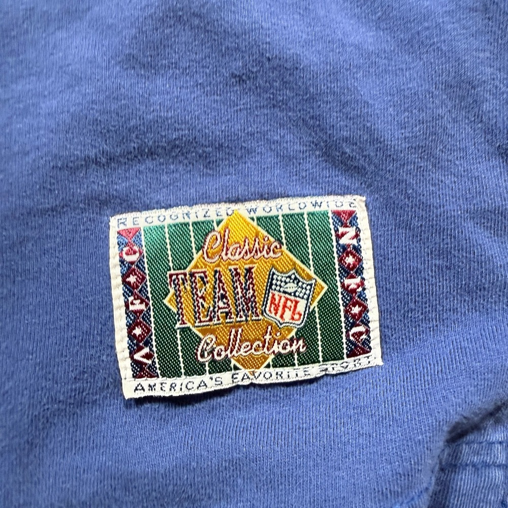 Vintage Dallas Cowboys Shirt Men XL Mirage‎ 90s NFL Rugby Polo Color Block VTG - Picture 3 of 15